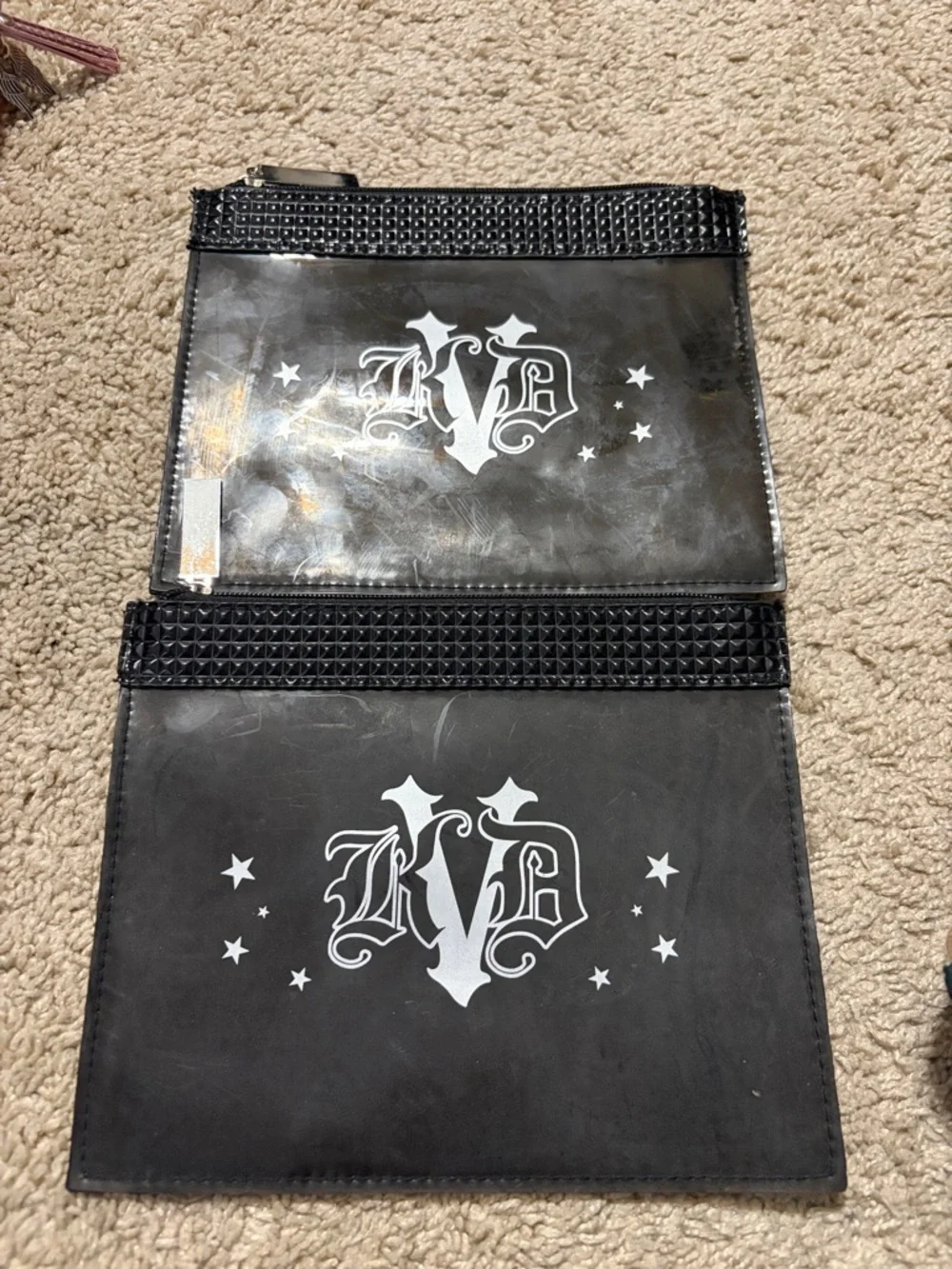 Make up Bags Lot of 7 Victoria secret Kat V D